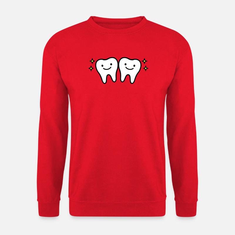 Zahn Niedlich - Unisex Pullover - Rot