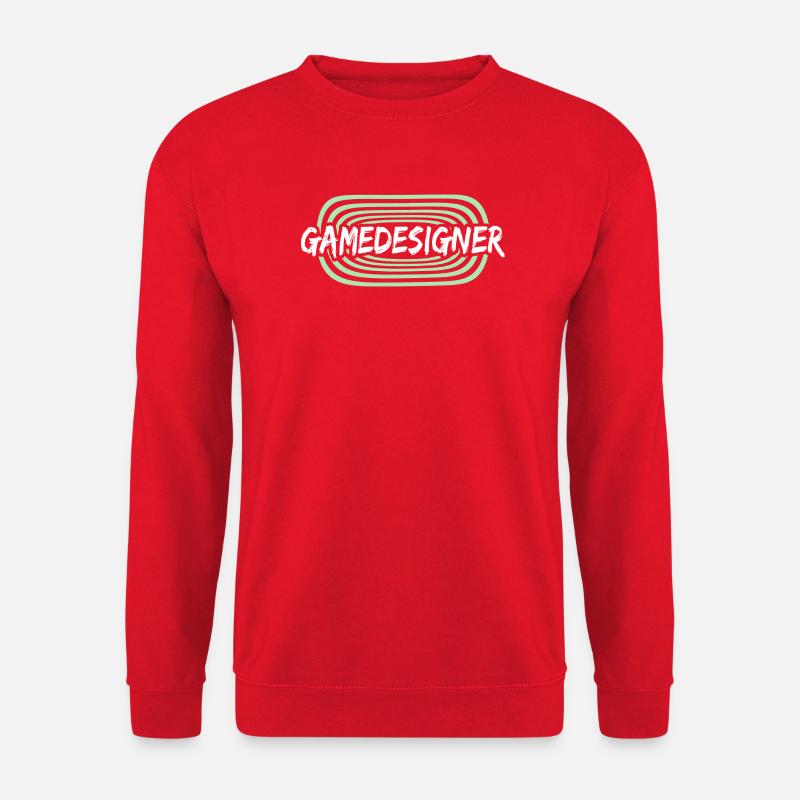 Gamedesigner als Arbeitskollege - Unisex Pullover - Rot