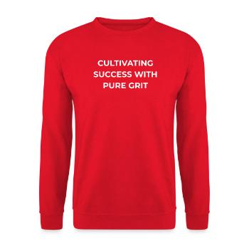 Kiwi Expert Pure Grit - Unisex Sweatshirt - red - Front - Alina (178cm) & Michal (187cm)