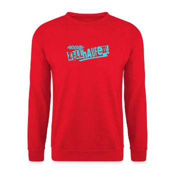 Zellhaufen Man - Unisex Pullover - Rot - Vorne - Alina (178cm) & Michal (187cm)