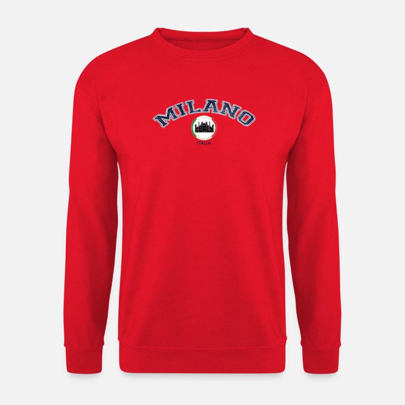 Mailand, Milano, Milan - Unisex Pullover - Rot