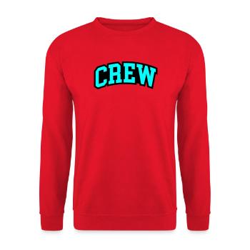 Lettrage de l’équipage - Sweat-shirt Unisexe - rouge - Devant - Alina (178cm) & Michal (187cm)