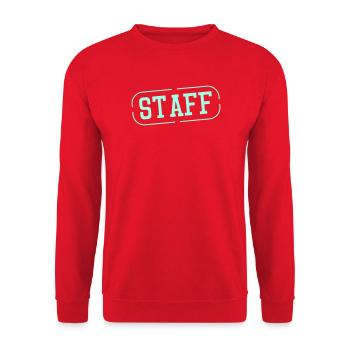 Graphique du timbre du personnel - Sweat-shirt Unisexe - rouge - Devant - Alina (178cm) & Michal (187cm)