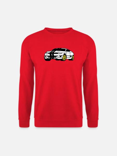 Voiture de sport - Voiture de sport - Coupé - Sweat-shirt Unisexe - rouge
