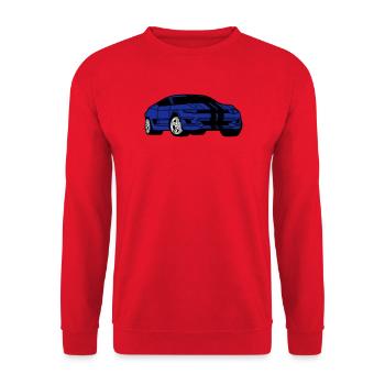 Voiture de sport - Voiture de sport - Coupé - Sweat-shirt Unisexe - rouge - Devant - Alina (178cm) & Michal (187cm)