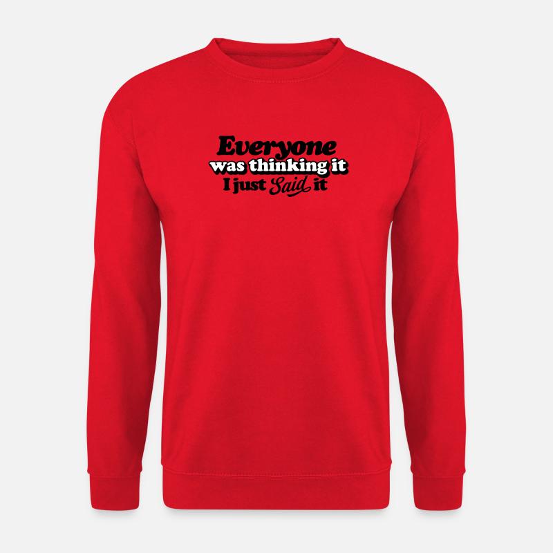 Applying Creative Thinking Design - Unisex Sweatshirt - red