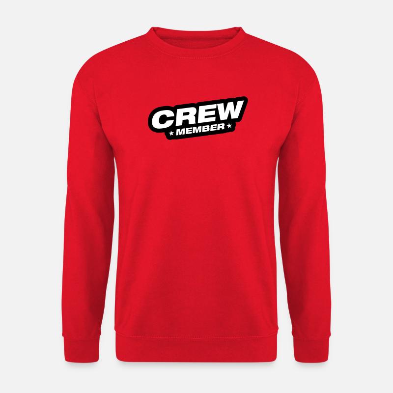 Crew Mitglied - Unisex Pullover - Rot