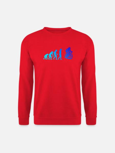 Tolles Rennrad Geschenk für Rennrad - Unisex Pullover - Rot