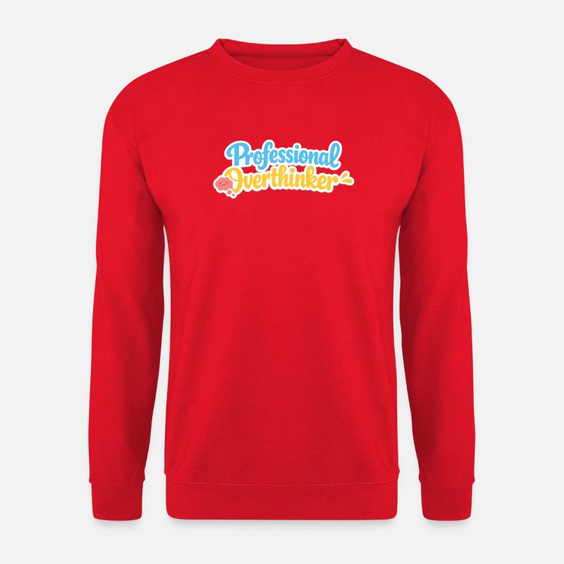 professional overthinker - Unisex Sweatshirt - red