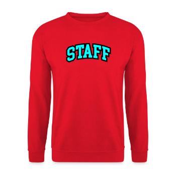 Lettrage du personnel - Sweat-shirt Unisexe - rouge - Devant - Alina (178cm) & Michal (187cm)