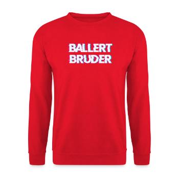 Hardtekk Tekk - Sweat-shirt Unisexe - rouge - Devant - Alina (178cm) & Michal (187cm)