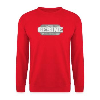 Bio Gesine - Unisex Sweatshirt - red - Front - Alina (178cm) & Michal (187cm)