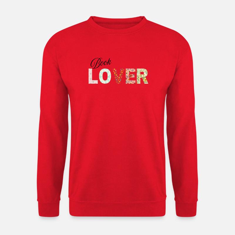 book lover - Unisex Pullover - Rot