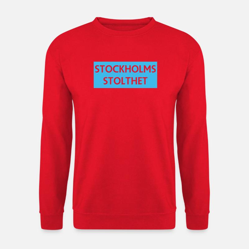 Stockholmer Stolz - Unisex Pullover - Rot