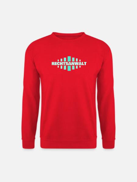 Rechtsanwalt als Beruf - Unisex Pullover - Rot