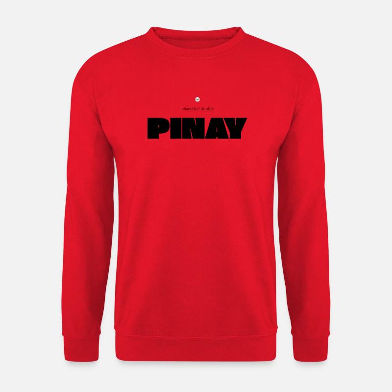 Mixed but Double – Pinay Diversity Statement - Unisex Pullover - Rot