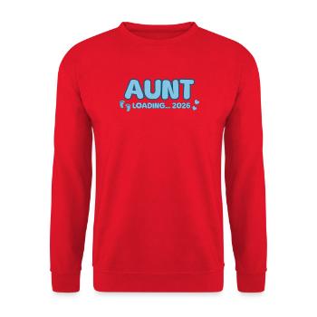Tante Loading 2026 - Sweat-shirt Unisexe - rouge - Devant - Alina (178cm) & Michal (187cm)