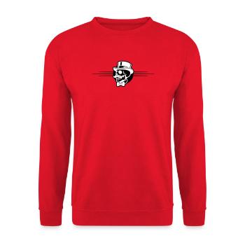 Groom Skeleton - Unisex Sweatshirt - red - Front - Alina (178cm) & Michal (187cm)