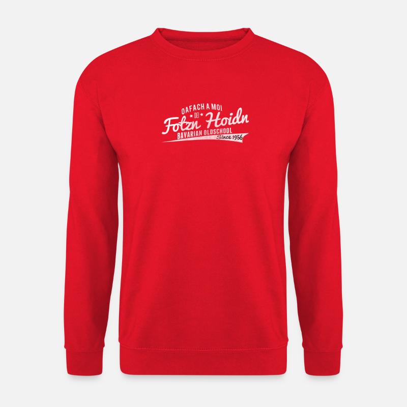 Bavarian Oldschool Lettering 1956 - Unisex Sweatshirt - red