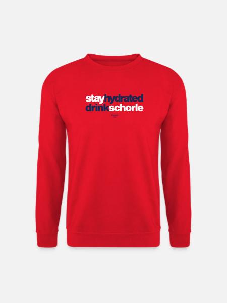Stay Hydrated Drink Spritzer - Unisex Sweatshirt - red