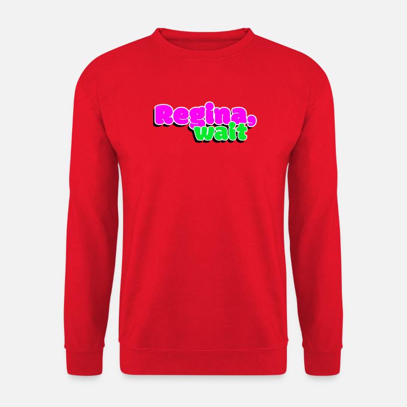 Königin, warte - Unisex Pullover - Rot