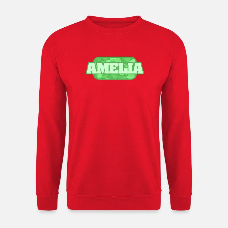 Amelia als Bio - Unisex Pullover - Rot