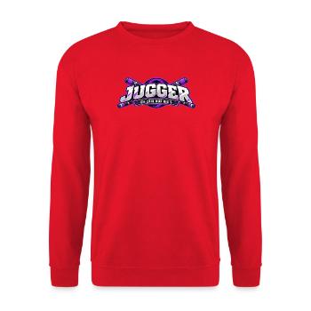 Jugger Zähle Bis 5 - Unisex Pullover - Rot - Vorne - Alina (178cm) & Michal (187cm)
