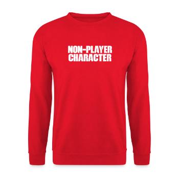 Typografie der Nicht-Spieler-Charaktere - Unisex Pullover - Rot - Vorne - Alina (178cm) & Michal (187cm)