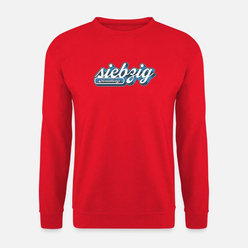 Sendling siebzig Retro München089 Minga 089  - Unisex Pullover - Rot