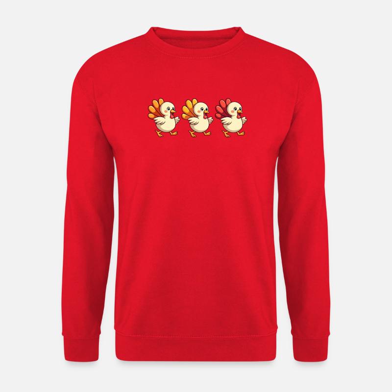 Thanksgiving Truthahn Baby - Unisex Pullover - Rot