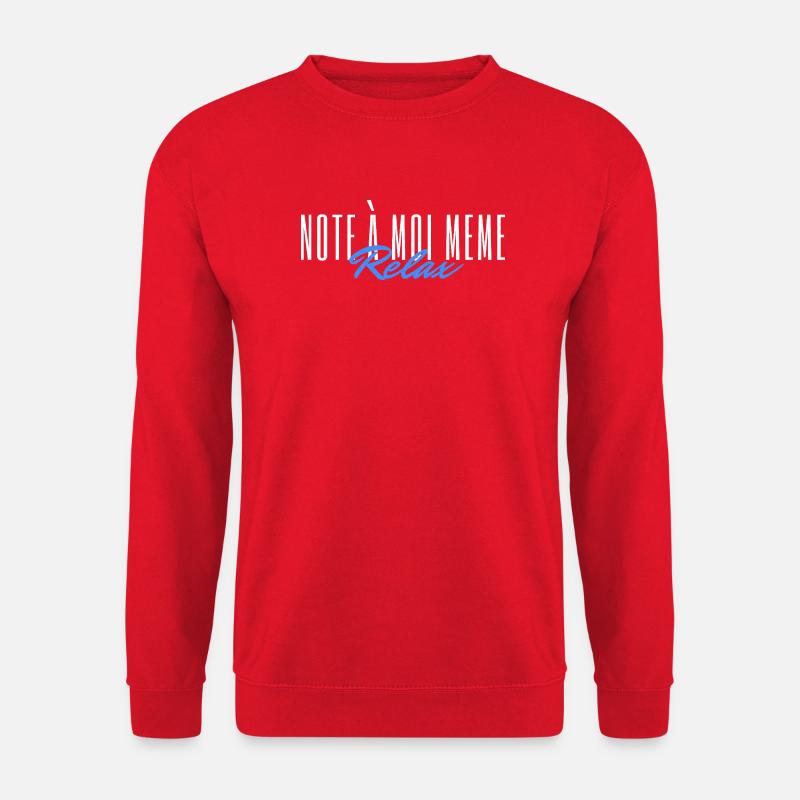 Note to myself Relax - Unisex Sweatshirt - red