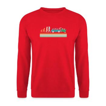 Derby de démolition - Sweat-shirt Unisexe - rouge - Devant - Alina (178cm) & Michal (187cm)