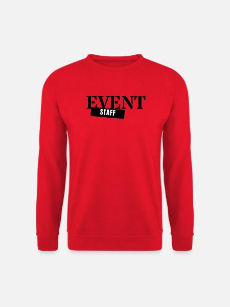 Event Staff - Crew Personnel Event Team - Unisex Sweatshirt - red