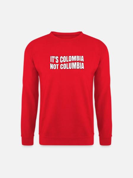 Colombie Pas Colombie Drapeau colombien Colombie - Sweat-shirt Unisexe - rouge