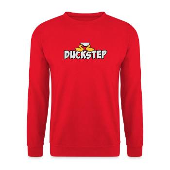 Duckstep (Dubstep) - Unisex Pullover - Rot - Vorne - Alina (178cm) & Michal (187cm)