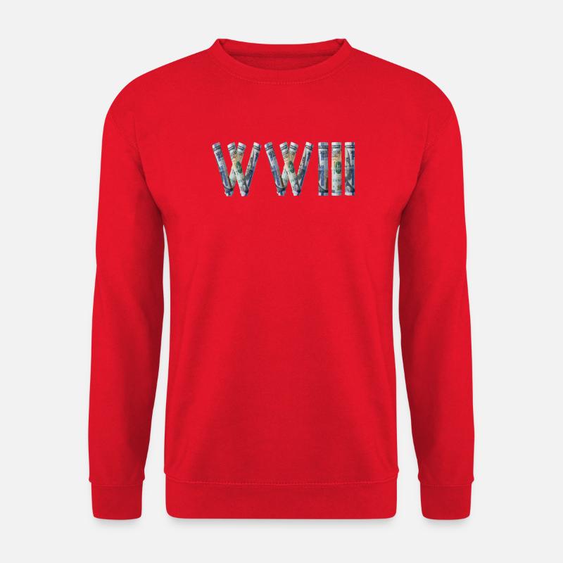 WW III Geldrollen - Unisex Pullover - Rot