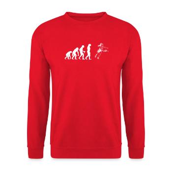 Pickleball players for pickleball players Fans - Unisex Sweatshirt - red - Front - Alina (178cm) & Michal (187cm)