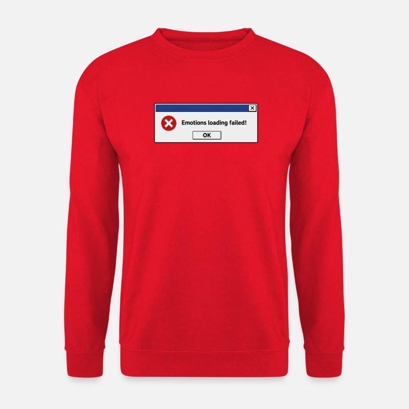 Emotionsladung fehlschlug - Unisex Pullover - Rot