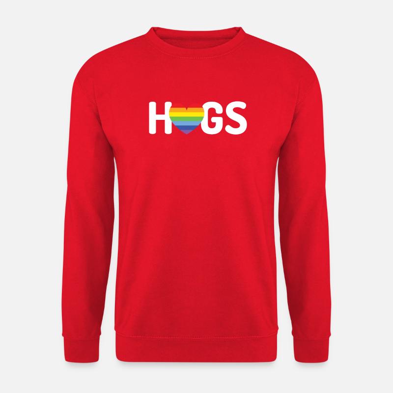 LGBT-Umarmungen - Unisex Pullover - Rot