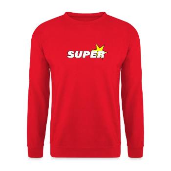 SUPER STAR - Unisex Pullover - Rot - Vorne - Alina (178cm) & Michal (187cm)