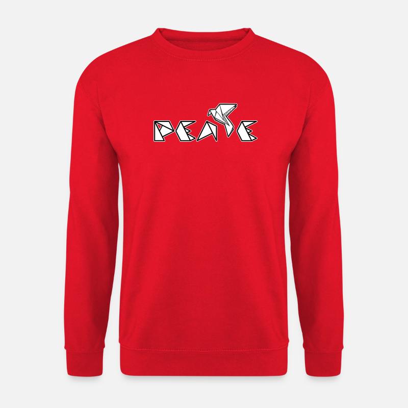 peace - Unisex Pullover - Rot