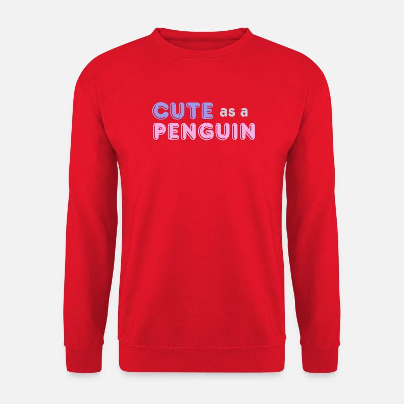 Cute as a Penguin - Unisex Pullover - Rot