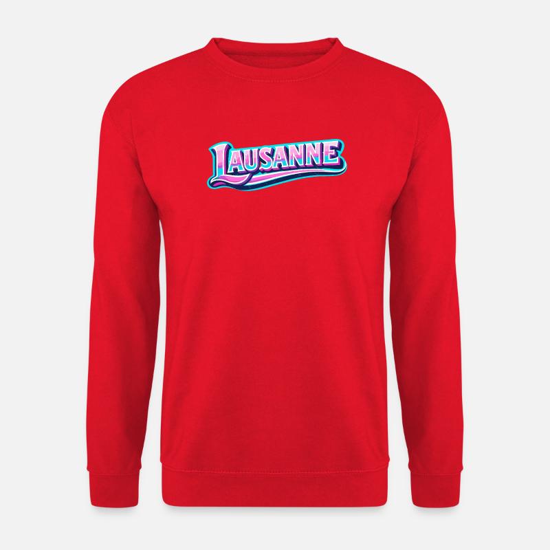 Lausanne - Unisex Sweatshirt - red