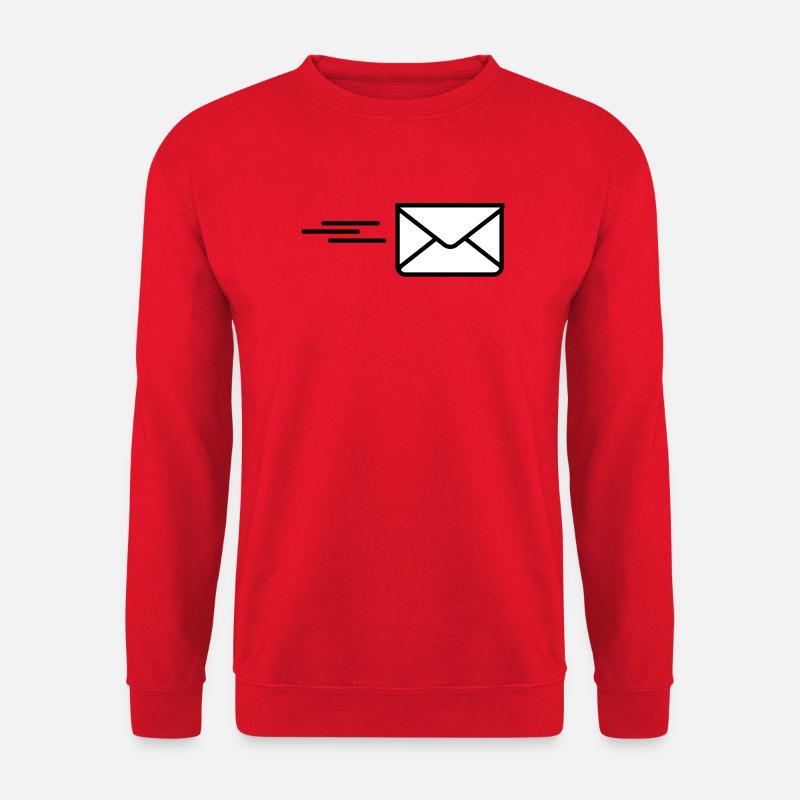 Senden Sie einen Logo-Brief - Unisex Pullover - Rot