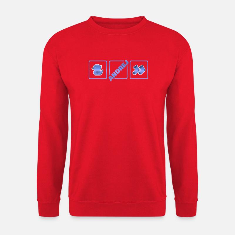 Geburt Andrej - Unisex Pullover - Rot
