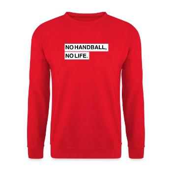 Pas de handball, pas de vie - Sweat-shirt Unisexe - rouge - Devant - Alina (178cm) & Michal (187cm)