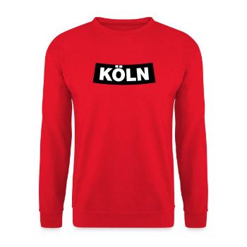 Köln Chapter Element (JGA MC-Rocker-Design) - Unisex Pullover - Rot - Vorne - Alina (178cm) & Michal (187cm)