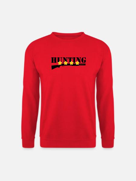 Jagd – Jäger - Unisex Pullover - Rot