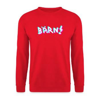 BÄRN Bern - Unisex Sweatshirt - red - Front - Alina (178cm) & Michal (187cm)