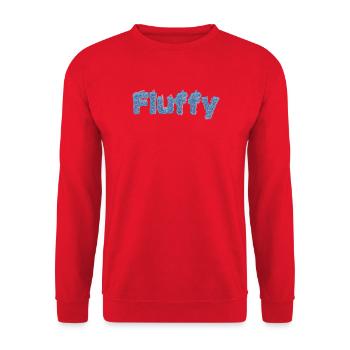 Fluffy - Unisex Pullover - Rot - Vorne - Alina (178cm) & Michal (187cm)